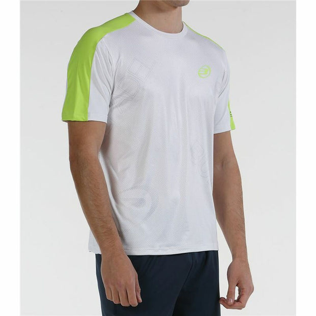 Herren Kurzarm-T-Shirt Bullpadel Weiß