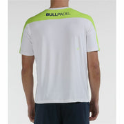 Herren Kurzarm-T-Shirt Bullpadel Weiß