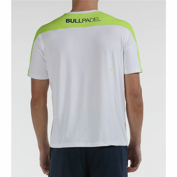 Herren Kurzarm-T-Shirt Bullpadel Weiß