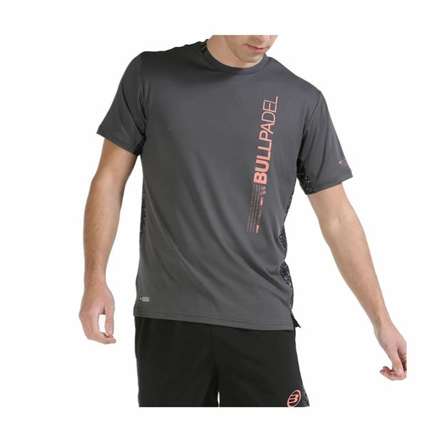 Kurzärmliges Sport T-Shirt Bullpadel Mixta Paddel Dunkelgrau