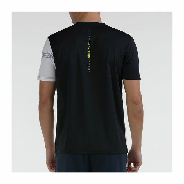 Herren Kurzarm-T-Shirt Bullpadel Cogua Schwarz Weiß