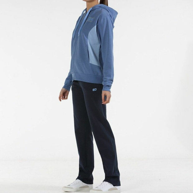 Damen-Trainingsanzug John Smith Bolla Blau Mit Kapuze