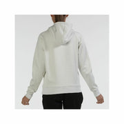 Damen Sweater mit Kapuze +8000 Weiß