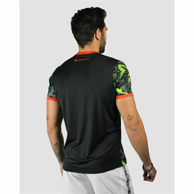 Kurzärmliges Sport T-Shirt Cartri Castri Cobra grün Paddel Schwarz