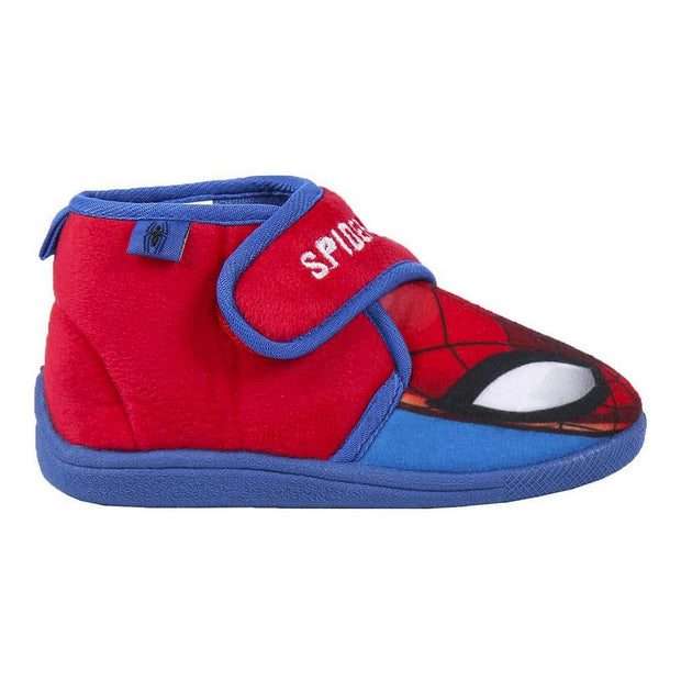 House Slippers Spiderman Red