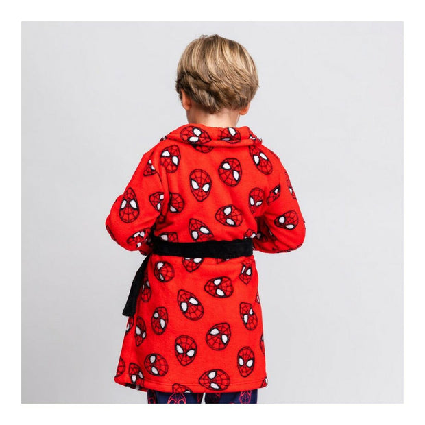 Children's Dressing Gown Spiderman Red