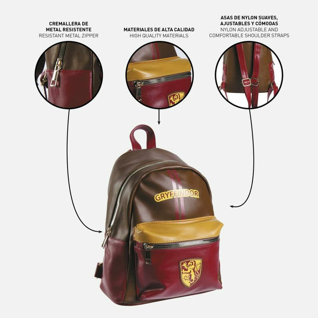 Casual Backpack Harry Potter Maroon (22 x 27 x 12,5 cm)