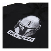 Herren Sweater mit Kapuze The Mandalorian Schwarz