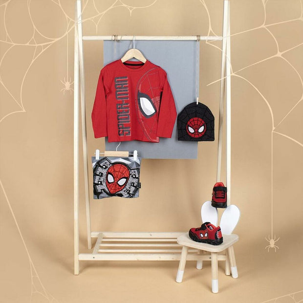 LED Trainers Spiderman Red