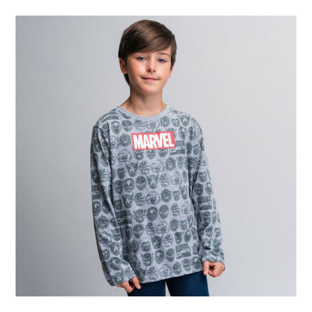 Children’s Long Sleeve T-shirt Marvel Grey