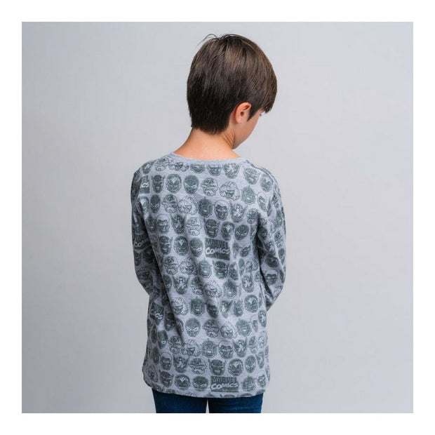 Children’s Long Sleeve T-shirt Marvel Grey