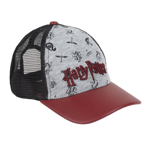 Kinderkappe Harry Potter Granatrot Grau (53 cm)