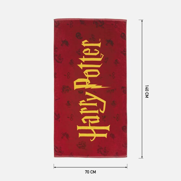 Beach Towel Harry Potter Red (70 x 140 cm)