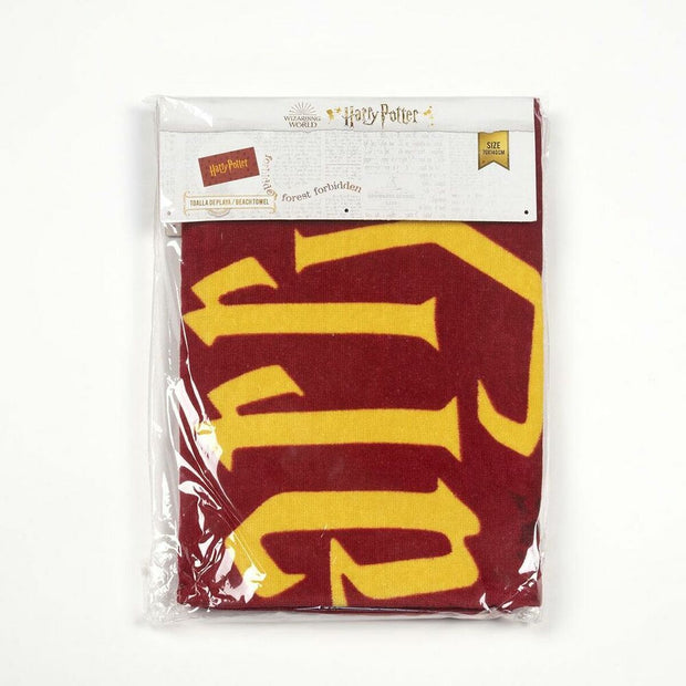 Beach Towel Harry Potter Red (70 x 140 cm)