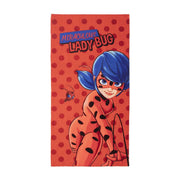 Beach Towel Lady Bug Red (70 x 140 cm)