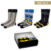 Socken Batman 3 Paar Einheitsgröße (36-41)