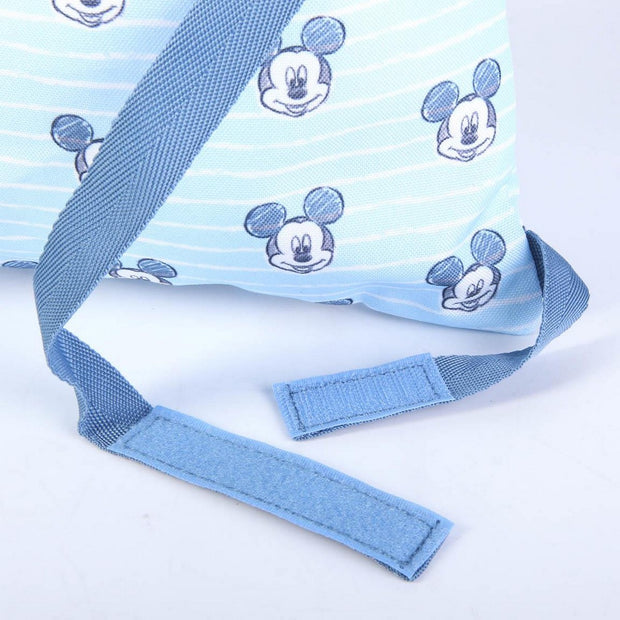 School Bag Mickey Mouse Blue (33 x 27 cm)