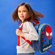 School Bag Spiderman Blue (25 x 31 x 10 cm)