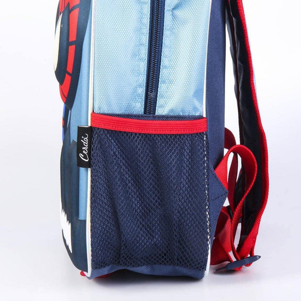 School Bag Spiderman Blue (25 x 31 x 10 cm)