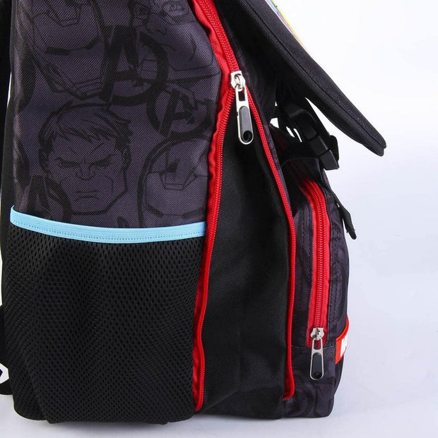 School Bag The Avengers Black (28,5 x 15 x 41 cm)