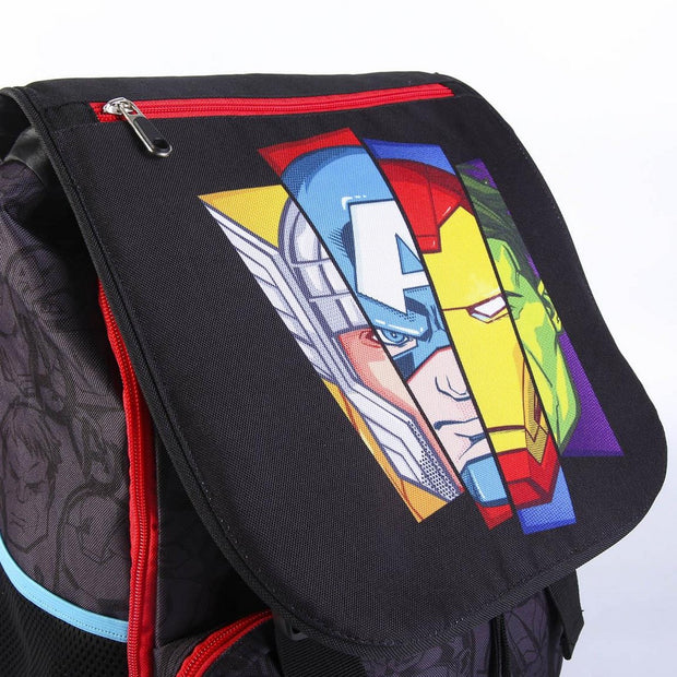 School Bag The Avengers Black (28,5 x 15 x 41 cm)