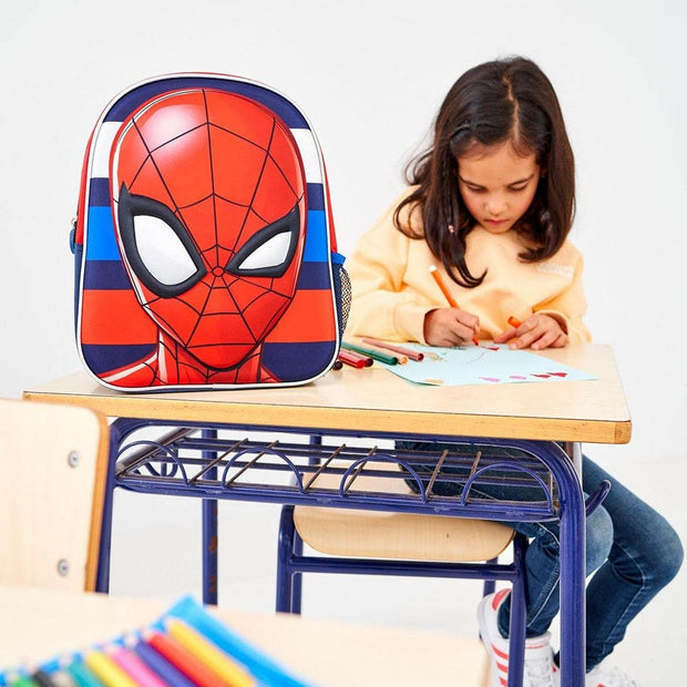 School Bag Spiderman Red (25 x 31 x 10 cm)