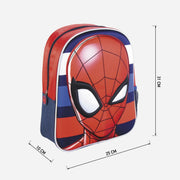 School Bag Spiderman Red (25 x 31 x 10 cm)