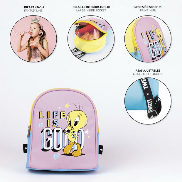 School Bag Looney Tunes Multicolour (18 x 10 x 21 cm)