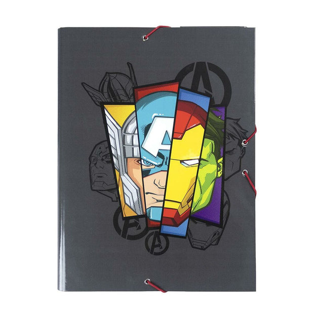 Folder The Avengers A4 Black (24 x 34 x 4 cm)