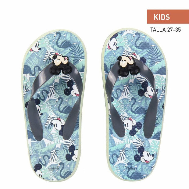 Flip Flops for Children Mickey Mouse Green