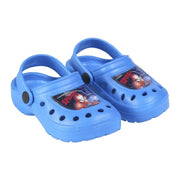 Beach Sandals Spiderman Blue