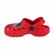 Beach Sandals Spiderman Red