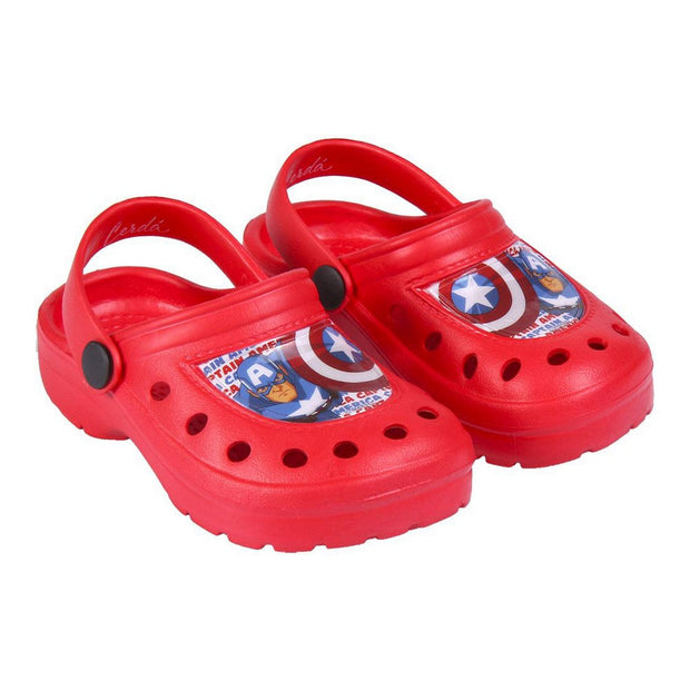 Beach Sandals The Avengers Red