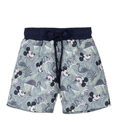 Jungen Badehose Mickey Mouse Hellgrün