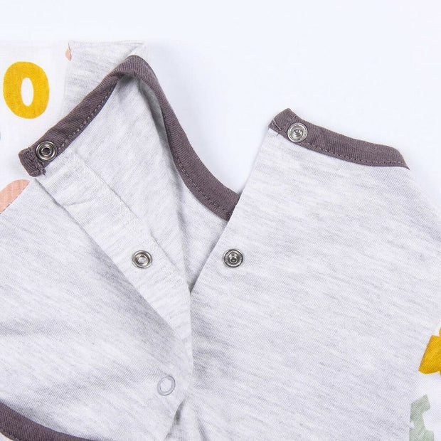 Baby's Long-sleeved Romper Suit Mickey Mouse Grey