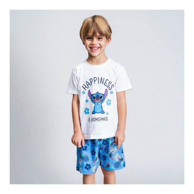 Children's Pyjama Stitch Blue