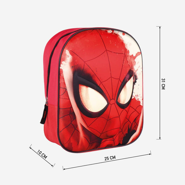 School Bag Spiderman Red (25 x 31 x 10 cm)