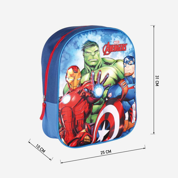 School Bag The Avengers Blue (25 x 31 x 10 cm)