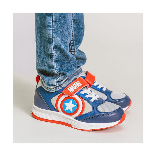 Sports Shoes for Kids The Avengers Red Blue Grey