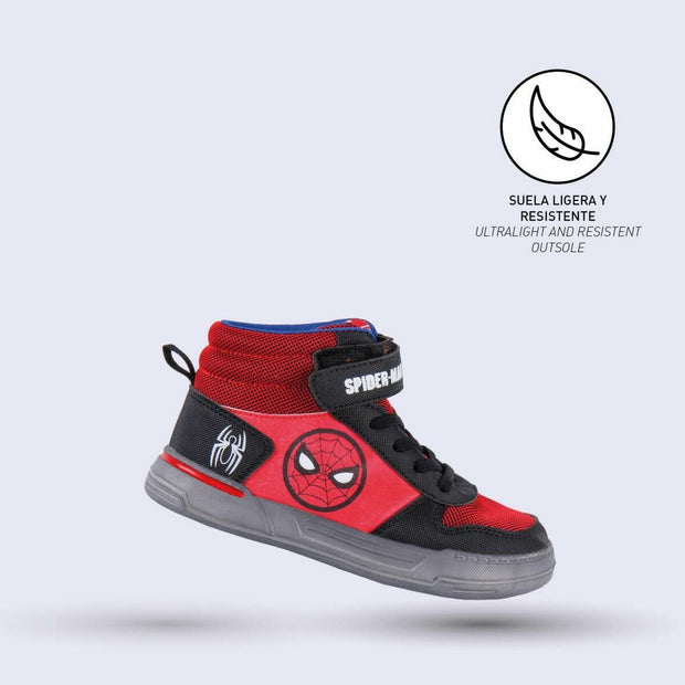 Kids Casual Boots Spiderman Red