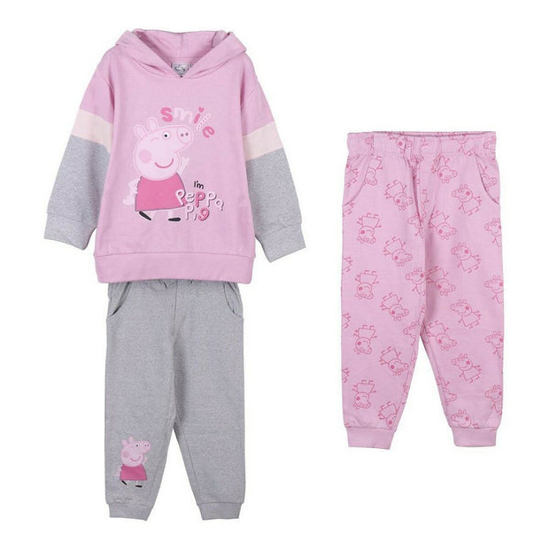 Children’s Tracksuit Peppa Pig 3 Pieces Pink