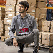 Herren Sweater mit Kapuze Marvel Grau