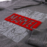 Herren Sweater mit Kapuze Marvel Grau