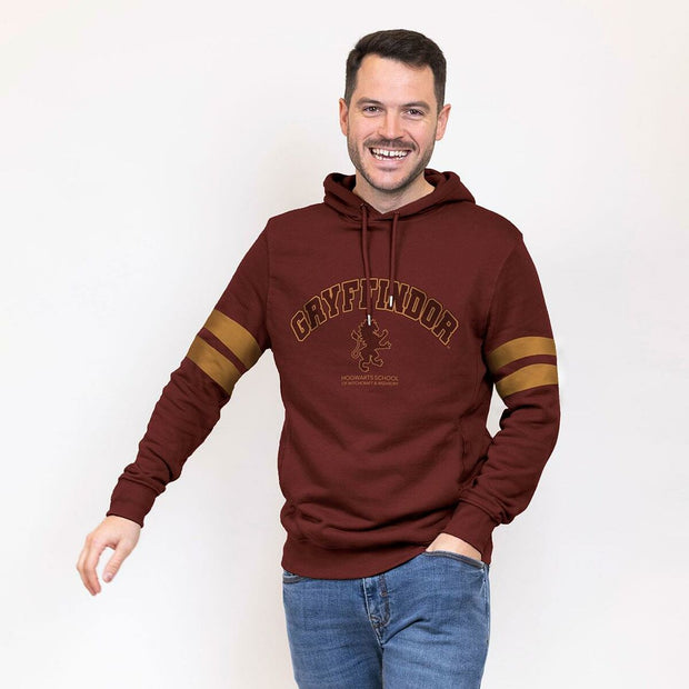 Herren Sweater mit Kapuze Harry Potter Rot