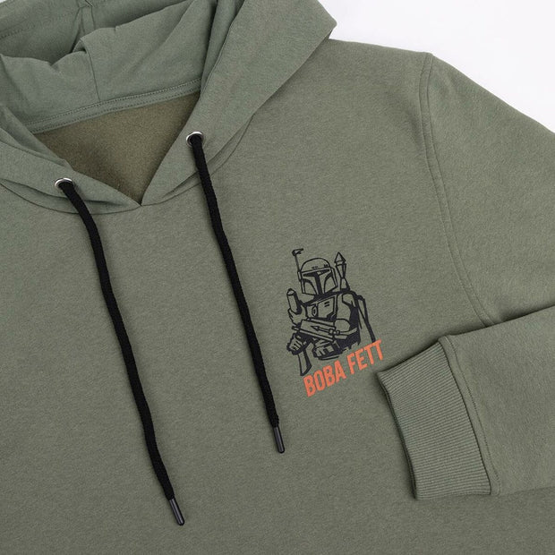 Herren Sweater mit Kapuze The Mandalorian grün