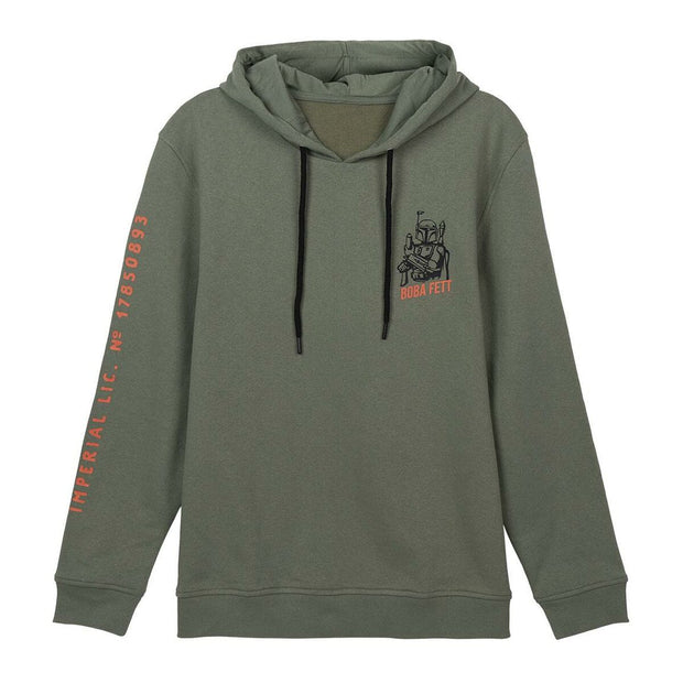 Herren Sweater mit Kapuze The Mandalorian grün