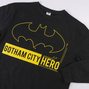 Herren Sweater ohne Kapuze Batman Schwarz