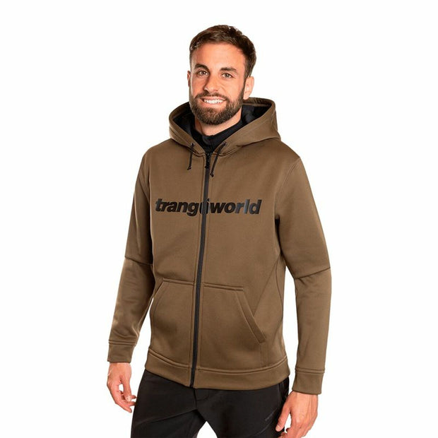 Sportjackefür Herren Trangoworld Ripon Braun Mit Kapuze