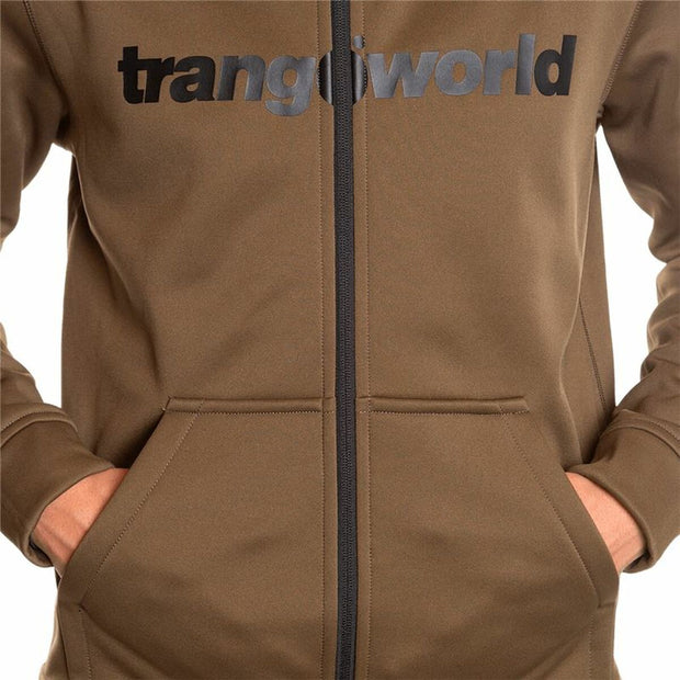 Sportjackefür Herren Trangoworld Ripon Braun Mit Kapuze