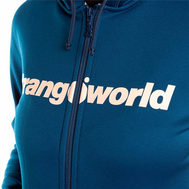 Sportjacke für Frauen Trangoworld Liena Mit Kapuze Blau